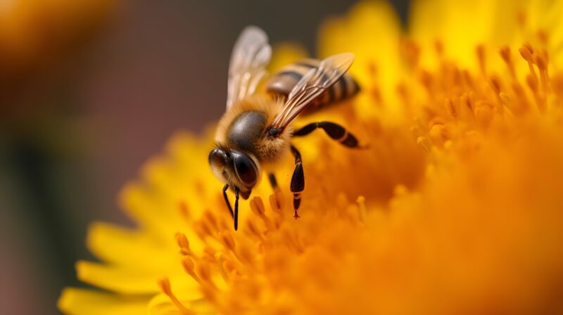 Bees Bearding In Summer